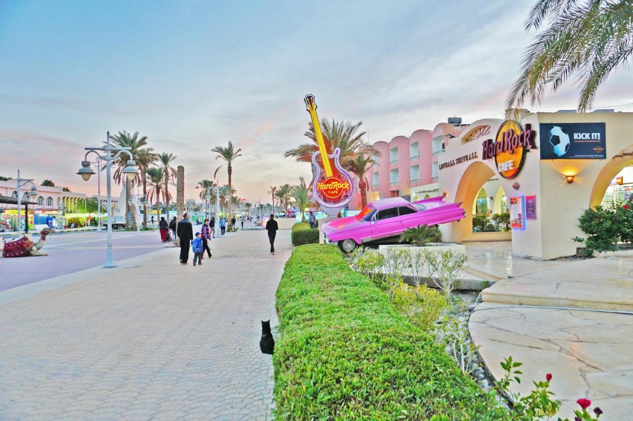 The Touristic Promenade Apartment Hurghada Bagian luar foto